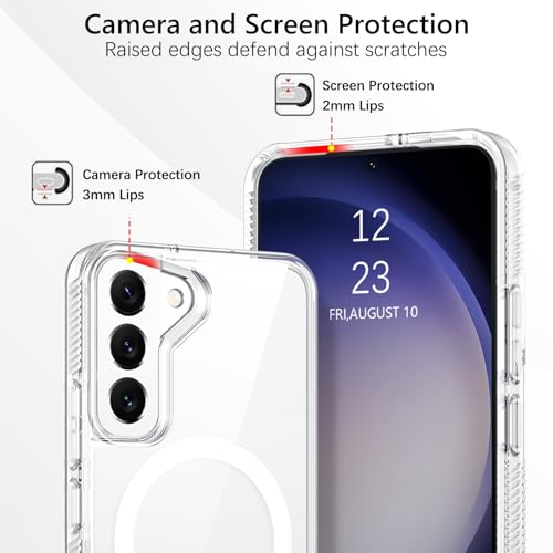 Coque Samsung S23 MagSafe GUAGUA avec support béquille intégrée antichoc