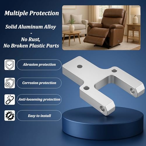 Image of Metal Drive Toggle Connector and Metal Drive Toggle and Clevis Mount Kit,Compatible with La-Z-Boy /Lazyboy Power Recliners,Recliner Replacement Parts for Lazy Boy