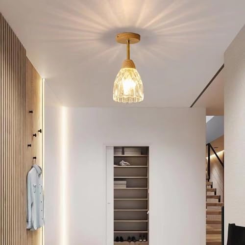 Lámpara de techo de madera ideal para comedor y crear ambientes cálidos 5