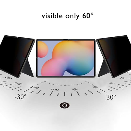 Image of FILMEXT Magnetic Privacy Screen for Samsung Galaxy Tab S10 Plus 12.4 inch | for Galaxy Tab S9 FE+ / S9 Plus Tab S8+ /Tab S7 FE /Tab S7 Plus 12.4 inch , Anti Spy Anti Glare Anti Blue Light Eye Protection Matte
