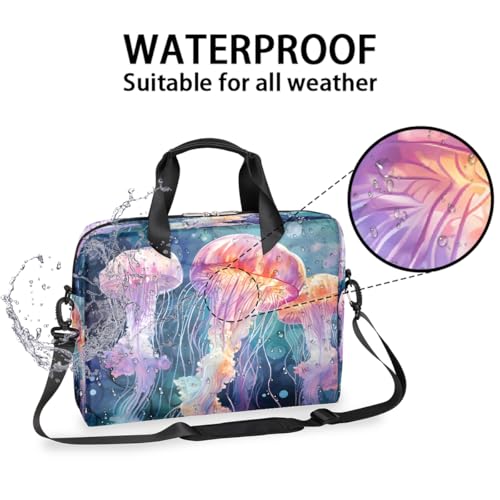 Maletín para laptop 15.6-16 pulg rosa resistente al agua miniatura 3