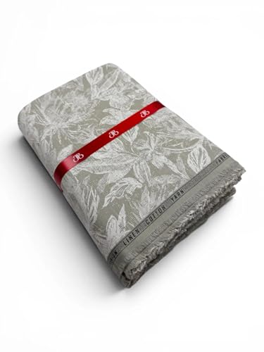 Image of JHABAK'S Unstitched 100% Pure Cotton Shirt Fabric for Men - Shirt Fabric & Kurta Material