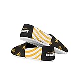 FOCO NHL Womens Canvas Stripe Shoe: Pittsburgh Penguins, Medium