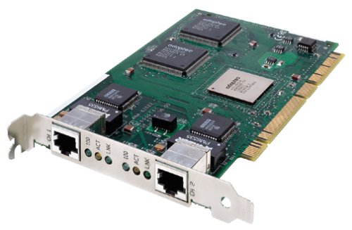 Adaptec Ana 62022 SGL duo64 NIC tarjeta red PCI 64bit ethernet dual