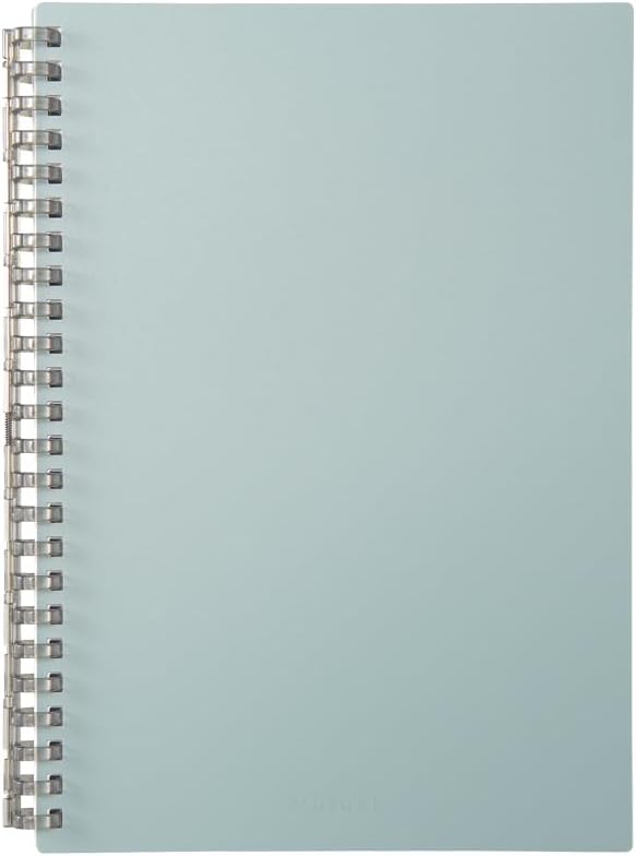 Lihit Lab Mutual Open Ring Notebook, A5, Light Blue, N2673-14