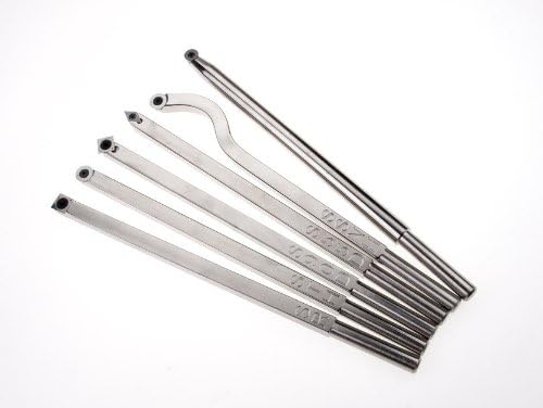 Package of 6 Simple Wood Turning Tools, Carbide Tipped Wood Lathe Tools