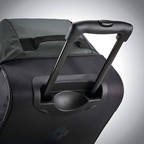 Samsonite Andante 2 Wheeled Rolling Duffel Bag, Moss Green/Black, 22-Inch