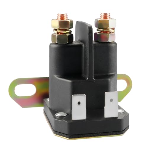 Retepif 12V AM138068 Starter Solenoid for John Deere Riding Mower,725-04439 Solenoid Fit for LA100 LA105 LA110 LA115 LA120 LA125 D100 D105 D110 D120 D125 D130 D140 D150 D155 D160 D170