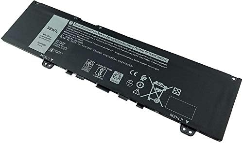 38Wh F62G0 Laptop Battery Replacement for Dell Inspiron 13 7373 7370 7000 7386 2-in-1 7380 5370 P83G P87G P91G P91G001 P83G001/2 P87G001 Series RPJC3 0RPJC3 F62GO 039DY5 39DY5 CHA01 Vostro 13 5370