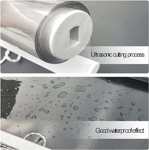 Store enroulable PVC imperméable et résistant au vent