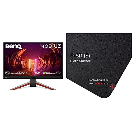 Image of BenQ MOBIUZ EX2710Q QHD 27 inch(68cm) IPS Bezel-Less VESA DisplayHDR400 Gaming Monitor & Zowie P-SR Esports Gaming Mouse Pad