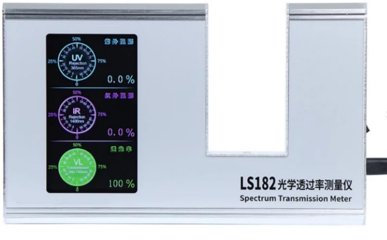 LS182 SolarFilm TransmissionMeter WindowFilmTint Tester ElectricLightTransmittance Meter