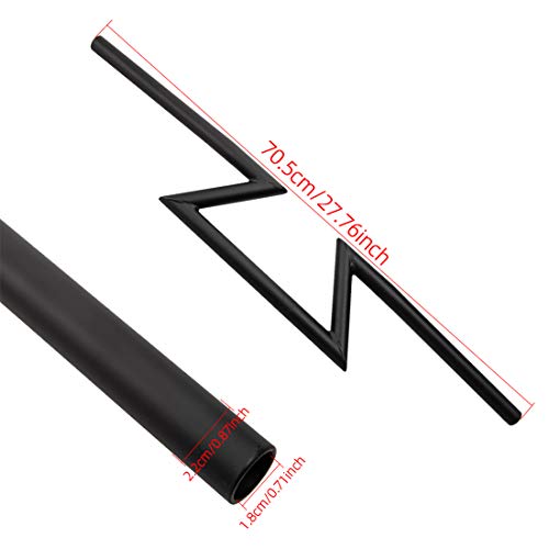 Guidon Moto Universel, Guidon Moto Z Compatible avec Chopper Bobber Cafe Racer (22mm) - Image 5