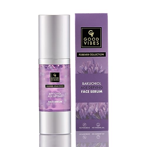 Image of Good Vibes Age Defying Bakuchiol Night Face Serum (30 ml)