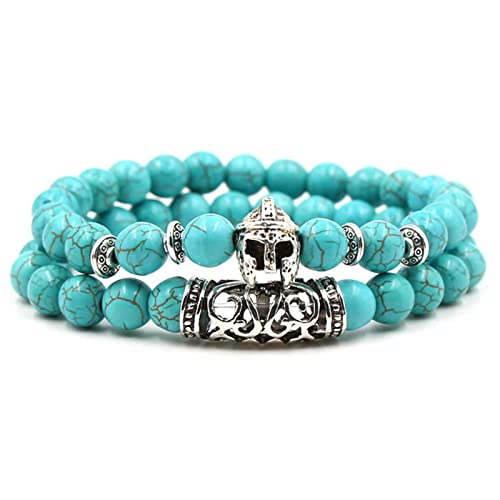 Bracelet en perles de pierre de 8mm le cadeau idéal pour homme