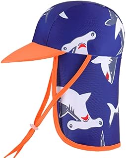 MK MATT KEELY Toddler Sun Hat Boys Girls Summer Neck Protection Legionnaires Hat with Adjustable Chin Straps for Age 1-10 Years Kids