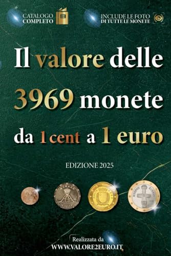  Il valore delle 3969 monete da 1 cent a 1 euro
