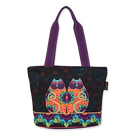 Laurel Burch Celestial Lotus Cat Tote Cover