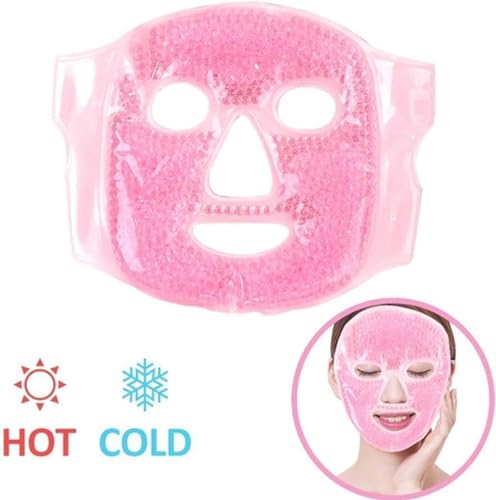 Cooling Face Mask, Women Ice Mask for Face, Reusable Ice Face Mask, Facial Care, Suitable for Reducing Facial Swelling/Dark Circles/Swelling/Facial Relaxation/Reduce Eye Bags/Headache - Image 5