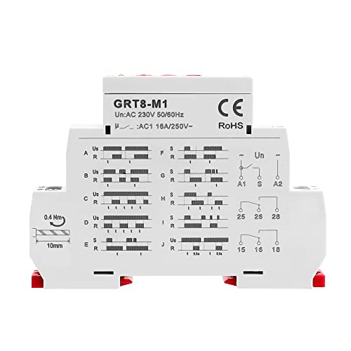 Geya Grt8-M1 16A Multifunction Time Relay 1 Output Contacts 10 Function Ac230V Relay #TOP1