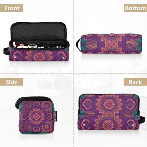 Bolsa de viaje 2 en 1 para rizador con tapete resistente al calor organizador impermeable para herramientas calientes planchas y rizadores de cabello miniatura 5