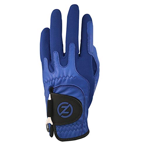 Zero Friction Gl70010 Men's Cabretta Elite Golf Gloves, Blue, One Size, Left Hand #TOP15