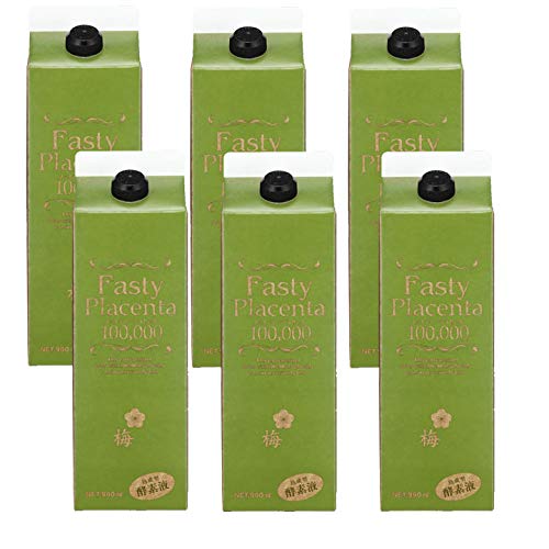 ファスティープラセンタ 6本セット Amazon | ファスティープラセンタ100,000 増量パック(梅味) 6本