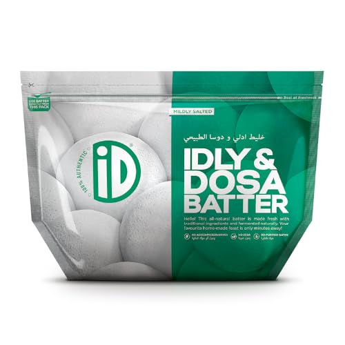 iD 100% Authentic Fresh Batter Idly and Dosa, 1 Kg Pouch
