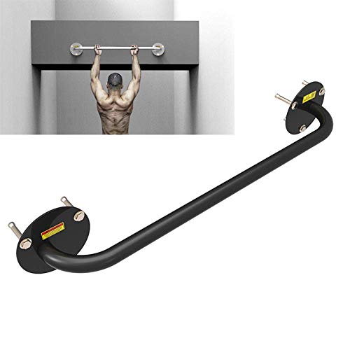 SdaryWare Barras de dominadas para Entrenamiento de Fuerza en Interiores, Barras paralelas Individuales para Ejercicios en el hogar, Barras horizontales para dominadas, Barras horizontales p(Negro)