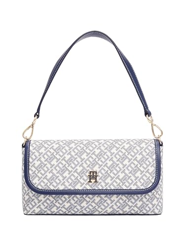 Tommy Hilfiger TH MONOPLAY LE FLAP CROSSOVER, Azul espacial
