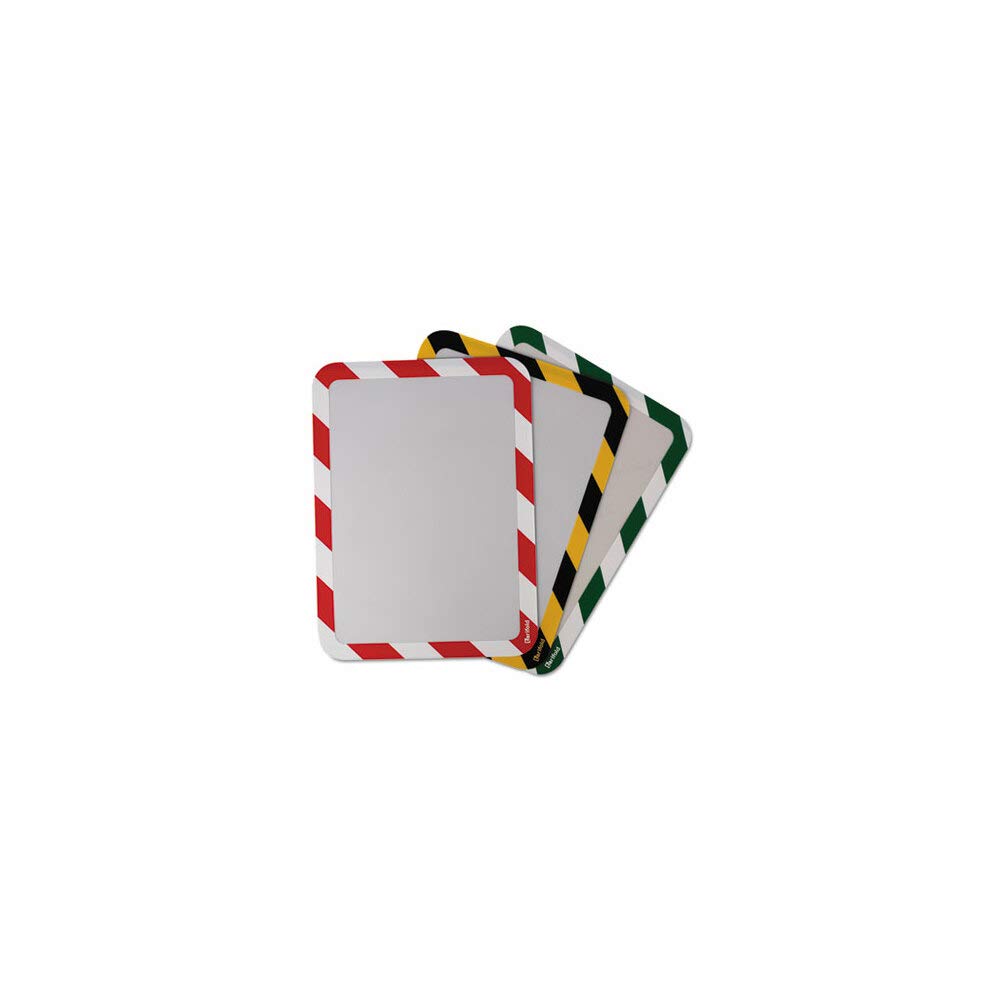 Tarifold P194994 High Visibility Safety Frame Display Pocket-Magnet Back44; 10.25 x 14.544; Yellow & Black