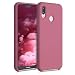 Produktbild kwmobile Hülle kompatibel mit Huawei P20 Lite - Handyhülle gummiert - Handy Case in Deep Rusty Rose