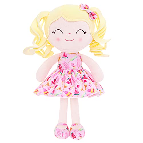 Muñeca Gloveleya Soft Baby Girl 30 cm Pelo Rizado miniatura 1