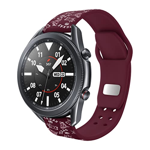 Affinity Bands Texas A&M Aggies HD Watch Band Compatible with Samsung Galaxy Watch and more2