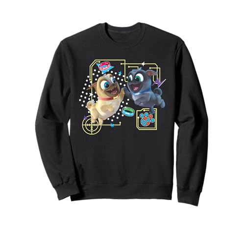 Sweatshirt Disney Puppy Dog Tales vêtement enfant High Five Pups pull