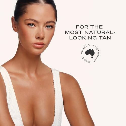 Image of Loving Tan 8 HR Deluxe Self Tanning Mousse, Dark -Streak Free, Professional Quality Sunless Tanning -Up to 5 Self Tanner Applications per Bottle, Naturally Derived DHA - 4 Fl Oz - Packaging May Vary