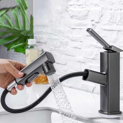 Grifo extensible LWX con 3 modos de ducha para lavado de baño 7