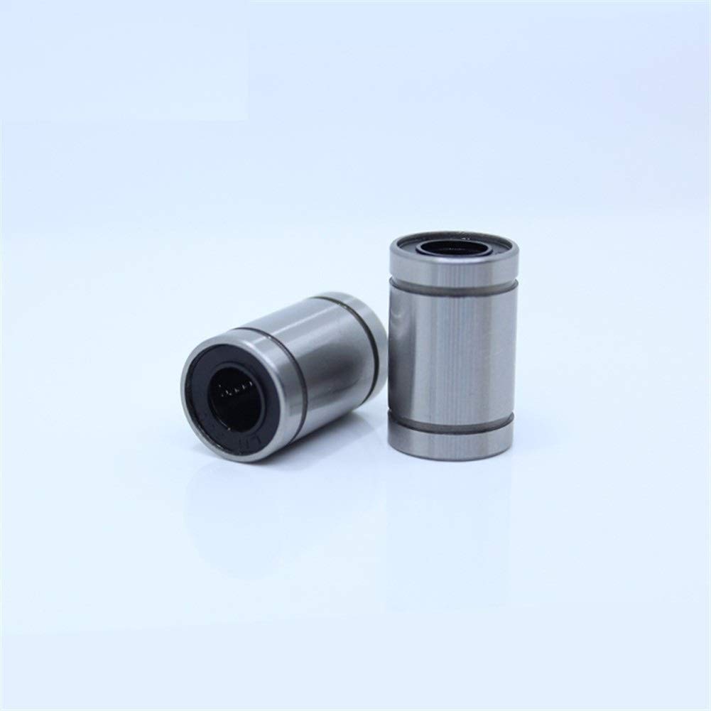 Roulements linéaires LM12UU LM13UU LM16UU LM20UU, douilles de mouvement linéaire, guides linéaires ABEC-1, 5 pièces, roulements linéaires standard, roulements à billes linéaires(LM16UU A1 5PCS)