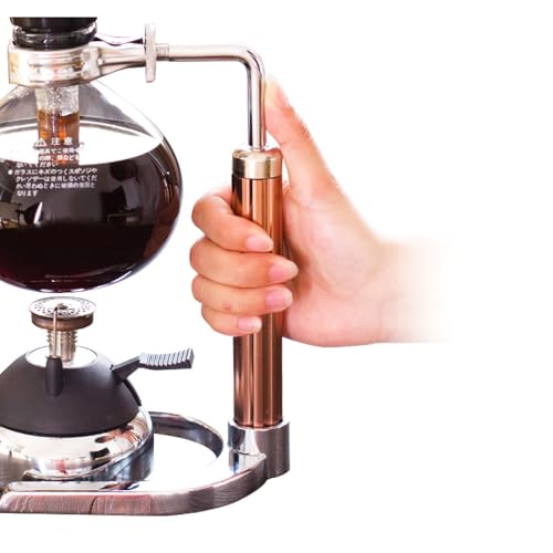 TAMUME 5 Tasse Kaffee Syphon Maschine Vakuum Kaffeebereiter Kaffeemaschine für Kaffee und Tee mit Extended Griff