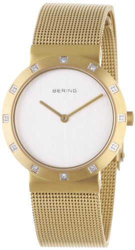 Bering Time 10629 ? 334fB[XNVbNRNVWatch with Mesh Band and scratch resistantTt@CANX^Bf}[N̐݌vB