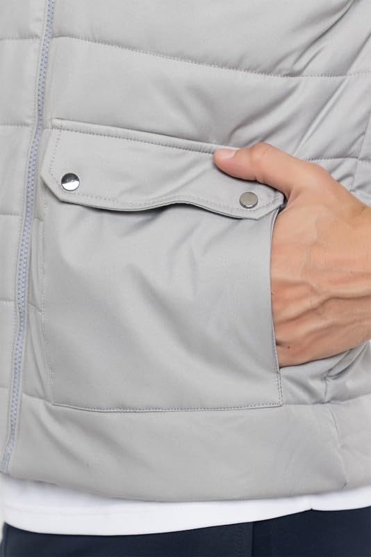 Image of Men's Quilted Winter Jacket /Full Sleeves /Puffer and Bomber