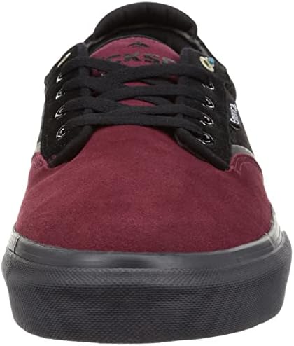 Emerica Men's Dickson x Independent Skate Shoe, Red/Black, 9 | Image 1