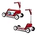 Radio Flyer 615S Scoot 2 Scooter Ride, Rosso
