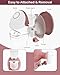8PC M6 Breast Pump Replacement Accessories, Including 6pcs Duckbill Valve and 2pcs Diaphragms for Momcozy Mobile Style | M6, Replace for Momcozy Pump Parts, Not Original Parts, 8PC Red