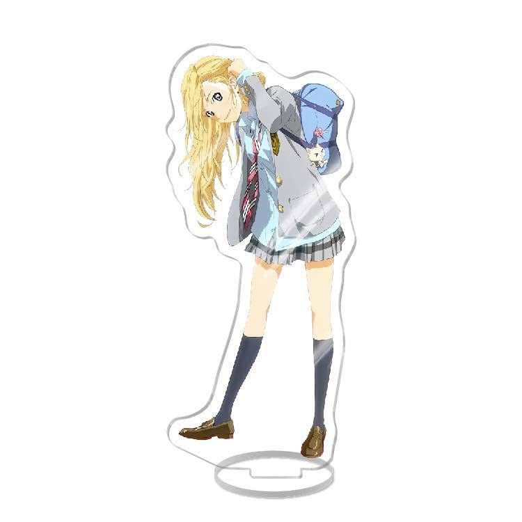 Amazon.co.jp: 四月は君の嘘 有馬公生 宮園かをり 台座あり 日常用