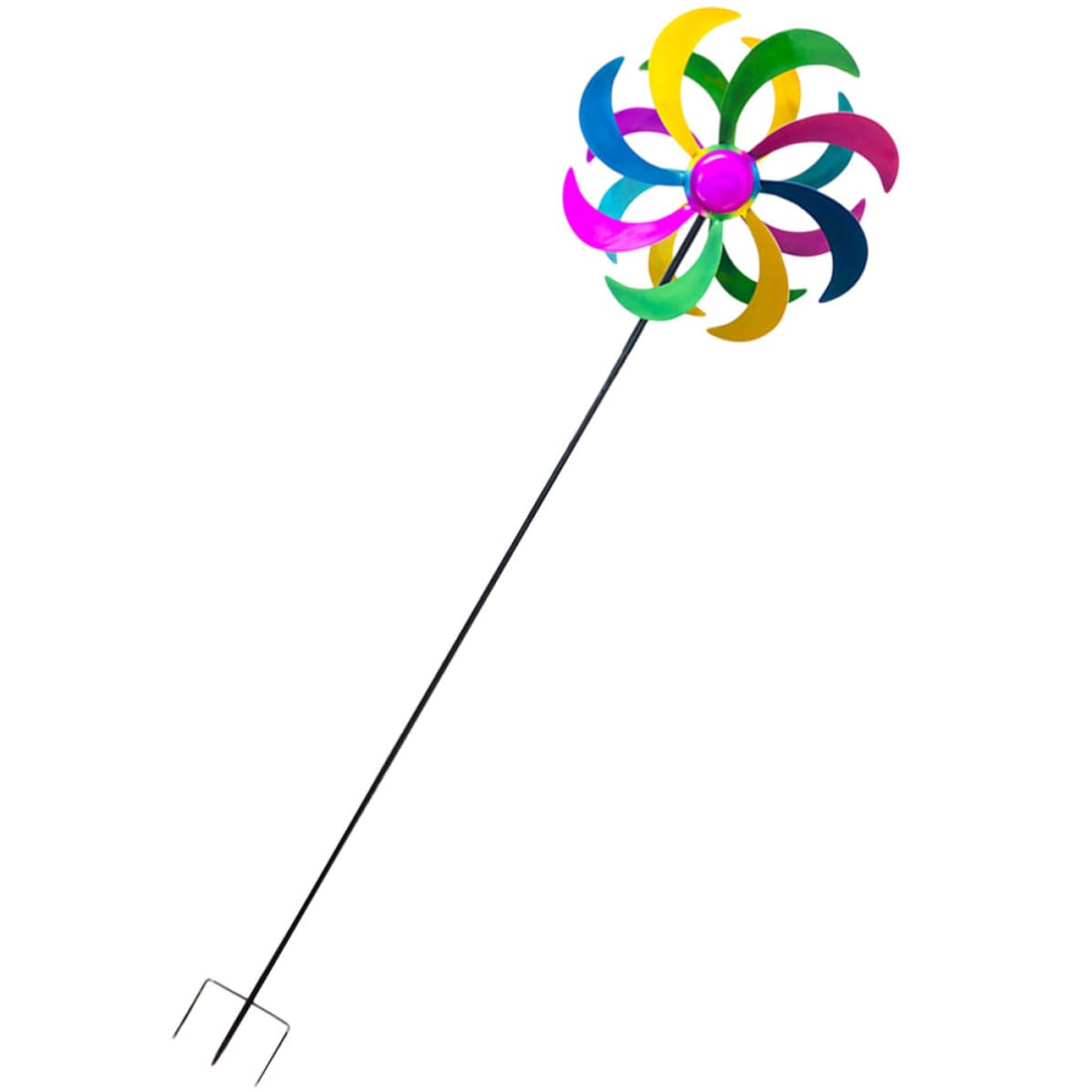 Moulinet coloré de jardin jojofuny pour égayer vos pelouses en famille