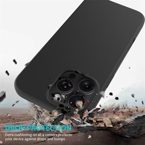 Image of ArmourPro Silicone Back Case for iPhone 16 Pro Max, Soft-Touch Case | Dark Grey