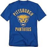 University of Pittsburgh Official Pitt Panthers Logo Unisex Adult T-Shirt, Pitt Panthers Logo, Large
