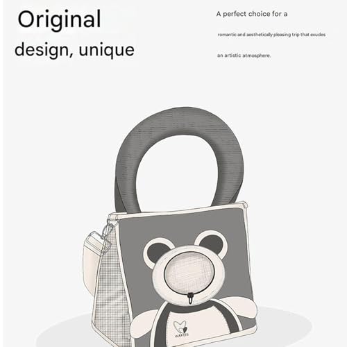 Sac de transport interactif avec ouverture sur le dessus pour chats - 4
