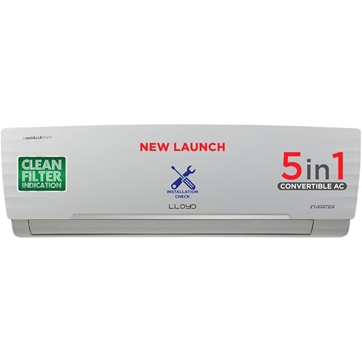 Lloyd 15 Ton 3 Star Inverter Split AC 5 in 1 Convertible C